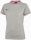 Mizuno Womens Tee Heather Grey/PinkFuo