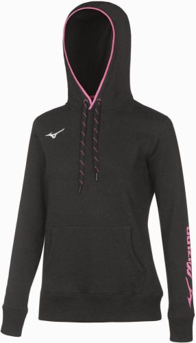 Mizuno Womens Sweat Hoodie Black