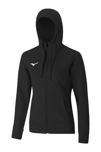 Mizuno Womens Sweat FZ Hoodie Black