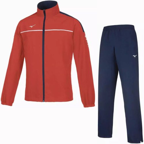 Mizuno Men Micro Tracksuit Red/Navy férfi melegítőszett