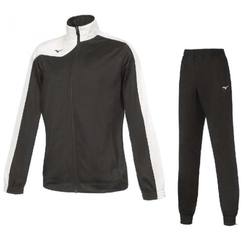 Mizuno Women's Knit Tracksuit Black/White női melegítőszett