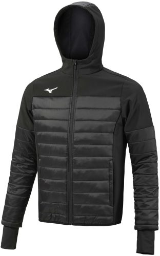 Mizuno Sapporo Hooded Hybrid Jacket Black