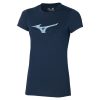 Mizuno Womens Paris Graphic Tee Pageant Blue