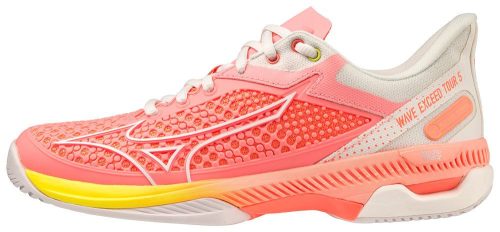 Mizuno Wave Exceed Tour 5 AC CCoral/Swhite/Neonflame teniszcipő