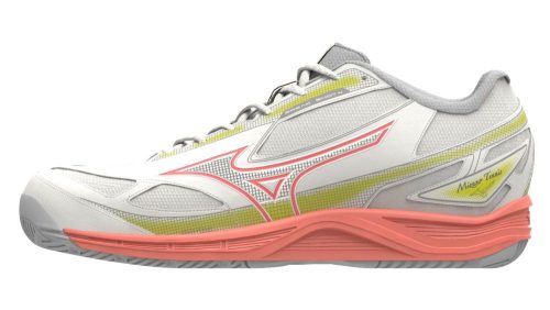 Mizuno Break Shot 4 AC SnwWht/NeonFlame/Ghost teniszcipő