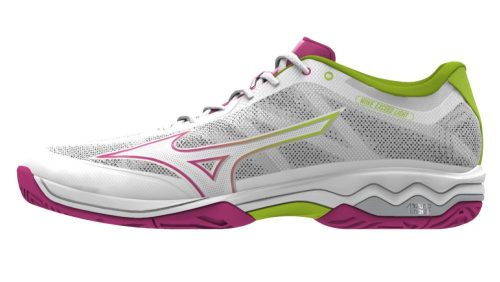 Mizuno Wave Exceed LGTPadel White/FuchsiaFed/AcidLim padel cipő