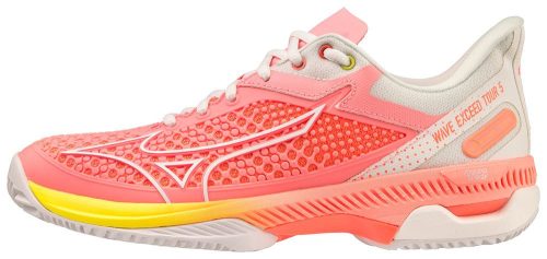 Mizuno Wave Exceed Tour 5 CC CndyCrl/SnwWht/NeonFlame teniszcipő