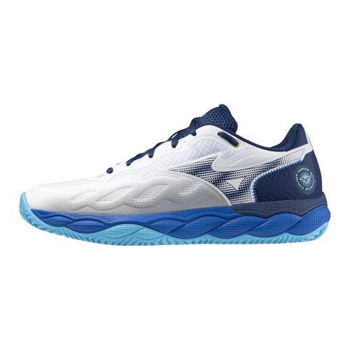 Mizuno Wave Enforce Court CC White/Estate Blue/River Blue teniszcipő