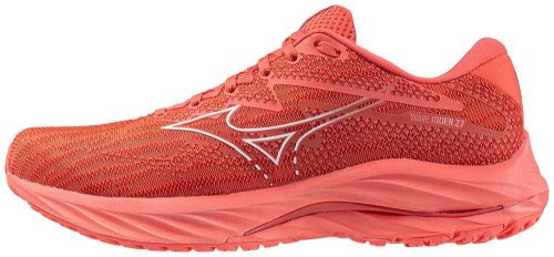 Mizuno Wave Rider 27 Dubarry/White/Cranberry futócipő