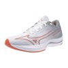 Mizuno Wave Rebellion Sonic 2 White/Hot Coral/Harbor Mist  futócipő