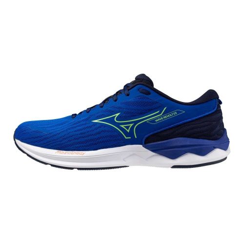 Mizuno Wave Revolt 3 Reflex Blue C/Green Gecko/Peac futócipő