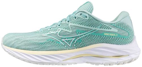 Mizuno Wave Rider 27 Eggshell Blue/White/Anise Flower futócipő