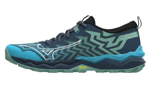 Mizuno Wave Daichi 8 Dusty Jade Green/White/River Blue terep futócipő