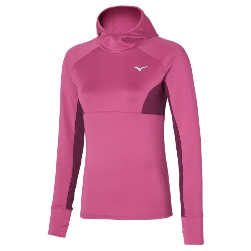 Mizuno Warmalite Hooded LS Magenta Haze