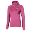 Mizuno Warmalite Hooded LS Magenta Haze