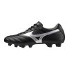 Mizuno Morelia II Club FG Black/Galaxy Silver/Dark Shadow focicipő