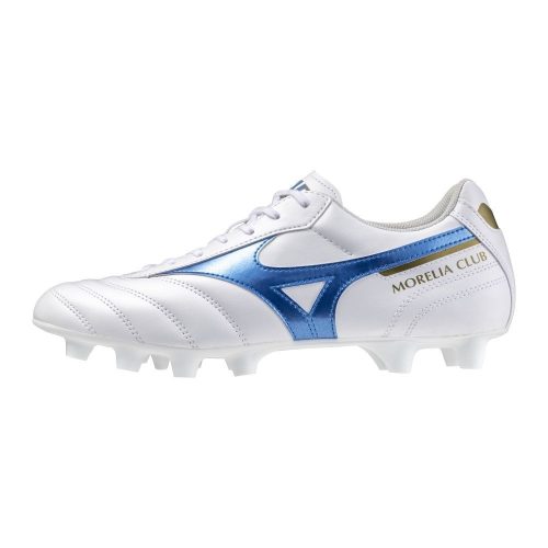 Mizuno Morelia II Club FG White/Laser Blue/Gold focicipő