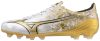 Mizuno Elite MD White/GE Gold/Black focicipő