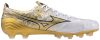 Mizuno Elite MD White/GE Gold/Black focicipő