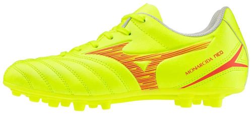 Mizuno Monarcida Neo III Select Jr AG  Safety Yellow/Fiery Coral 2 focicipő