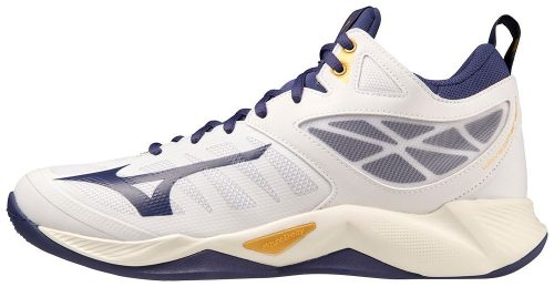 Mizuno Wave Dimension Mid White/BlueRibbon/MP Gold röplabda cipő