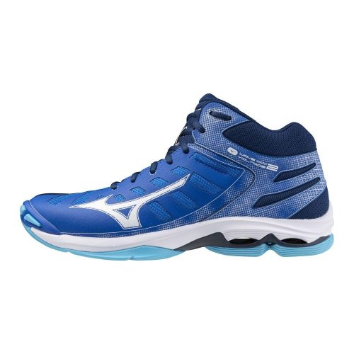 Mizuno Wave Voltage 2 Mid Mugen Blue/White/Estate Blue röplabda cipő