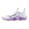 Mizuno Wave Momentum 3   White/Patrician Purple/Quince