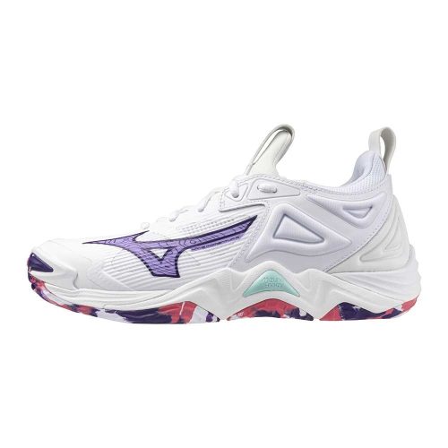 Mizuno Wave Momentum 3 White/VioletIndigo/CamelliaRos