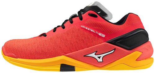 Mizuno Wave Stealth Neo Radiant Red/White/Carrot Curl kézilabda cipő