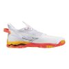 Mizuno Wave Mirage 5 White/Fiery Coral 2/Citrus kézilabda cipő