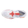 Mizuno Wave Stealth 6 White/Fiery Coral 2/Citrus kézilabda cipő