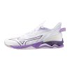 Mizuno Wave Mirage 5 White/Patrician Purple/Quince kézilabda cipő