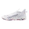 Mizuno Wave Mirage 5 White/VioletIndigo/CamelliaRos kézilabda cipő