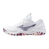 Mizuno Wave Stealth 6 White/VioletIndigo/CamelliaRos kézilabda cipő