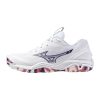 Mizuno Wave Stealth 6 White/VioletIndigo/CamelliaRos kézilabda cipő