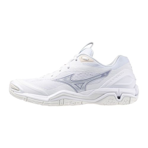 Mizuno Wave Stealth 6 White/Aleutian/Cloud Pink kézilabda cipő