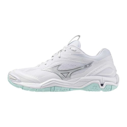 Mizuno Wave Stealth 6 White/Blue Tint kézilabda cipő