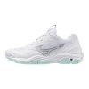 Mizuno Wave Stealth 6 White/Blue Tint kézilabda cipő