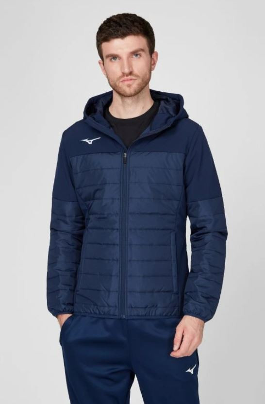 Mizuno Sapporo Hooded Hybrid Jacket Navy termék 2. képe