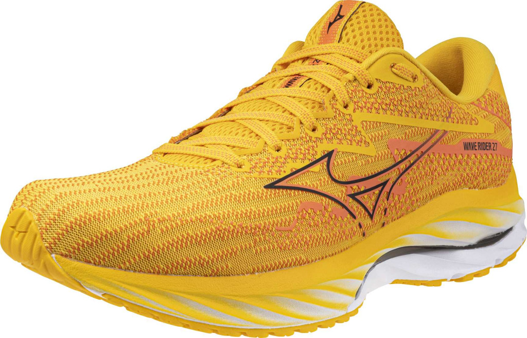 Mizuno Wave Rider 27 Yellow/Orange futócipő termék 2. képe