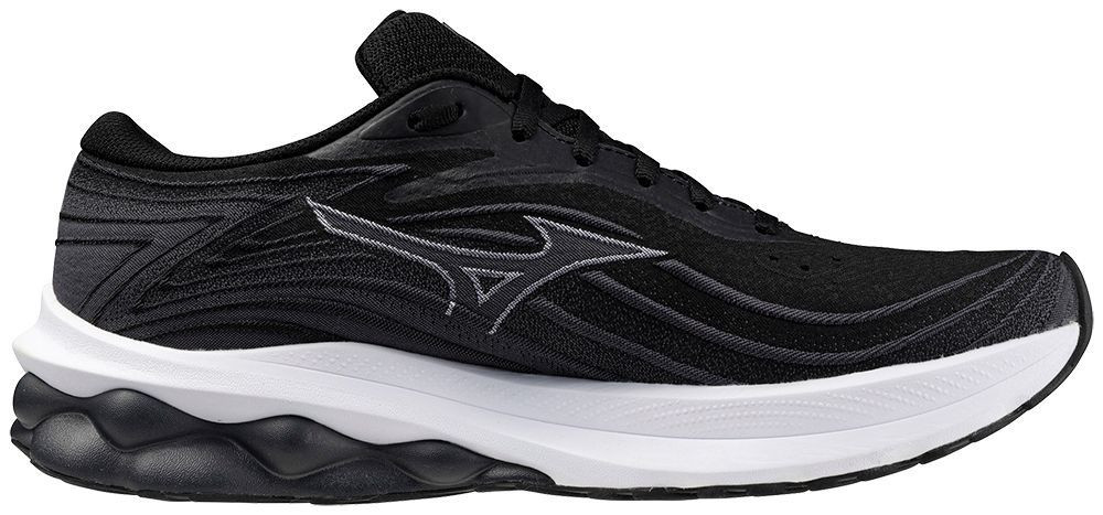 Mizuno Wave Skyrise 5 Black/White/Cayenne futócipő termék 2. képe