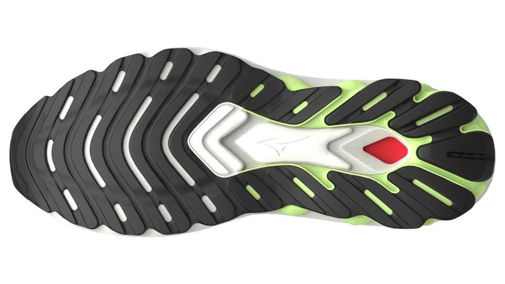 Mizuno Wave Skyrise 5 Neo Lime/Black/Pristine futócipő termék 2. képe