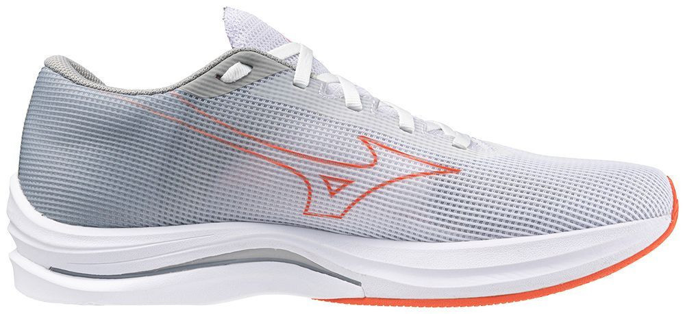 Mizuno Wave Rebellion Sonic 2 White/Hot Coral/Harbor Mist futócipő termék 2. képe