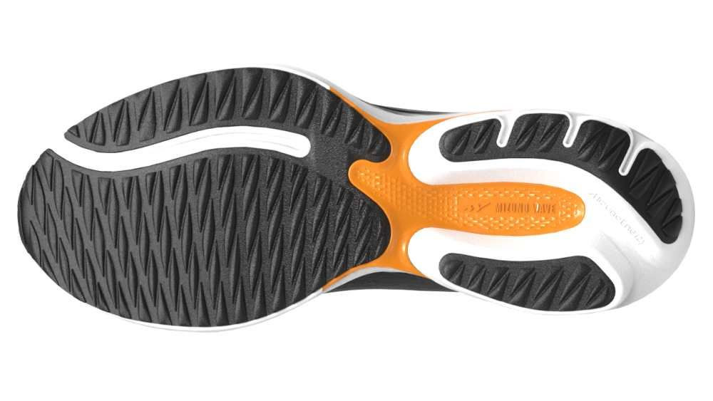  Mizuno Wave Ultima 16 IronGate/Silver/BrightMarigold futócipő termék 2. képe