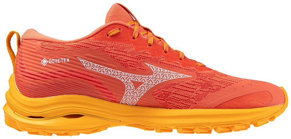 Mizuno Wave Rider GTX Hot Coral/White/Carrot Curl futócipő termék 2. képe