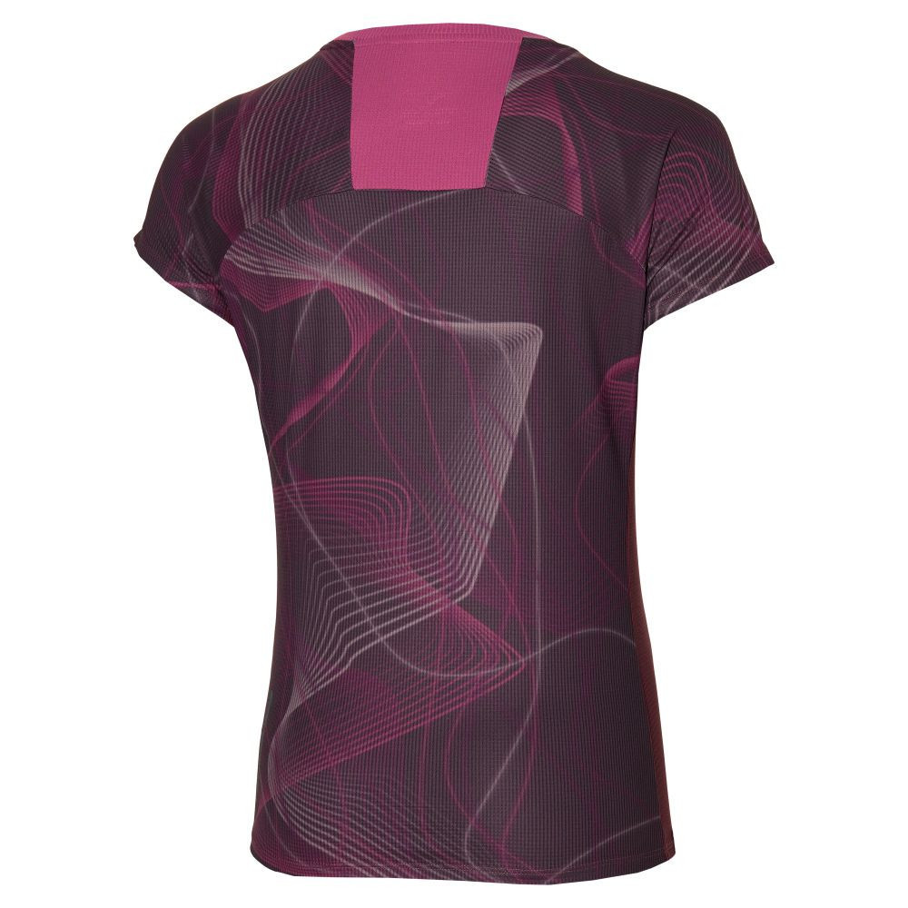 Mizuno Aero Tee Grape Wine  termék 2. képe