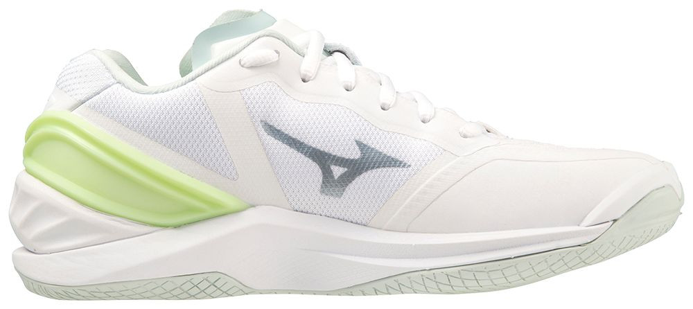 Mizuno Wave Stealth Neo Whte/GRidge/PatinaGreen kézilabda cipő termék 2. képe