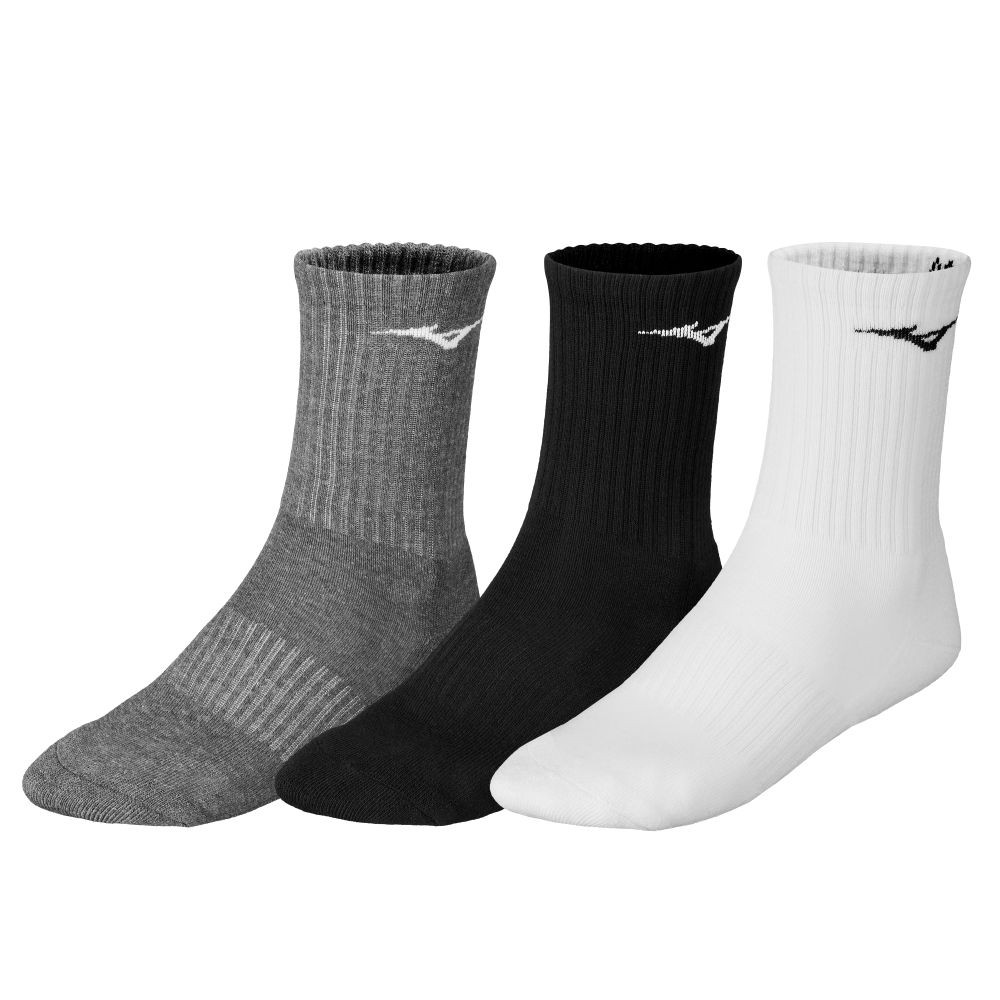 Mizuno Training 3P Socks / Whire/Black/Melange akciós termékkép 1