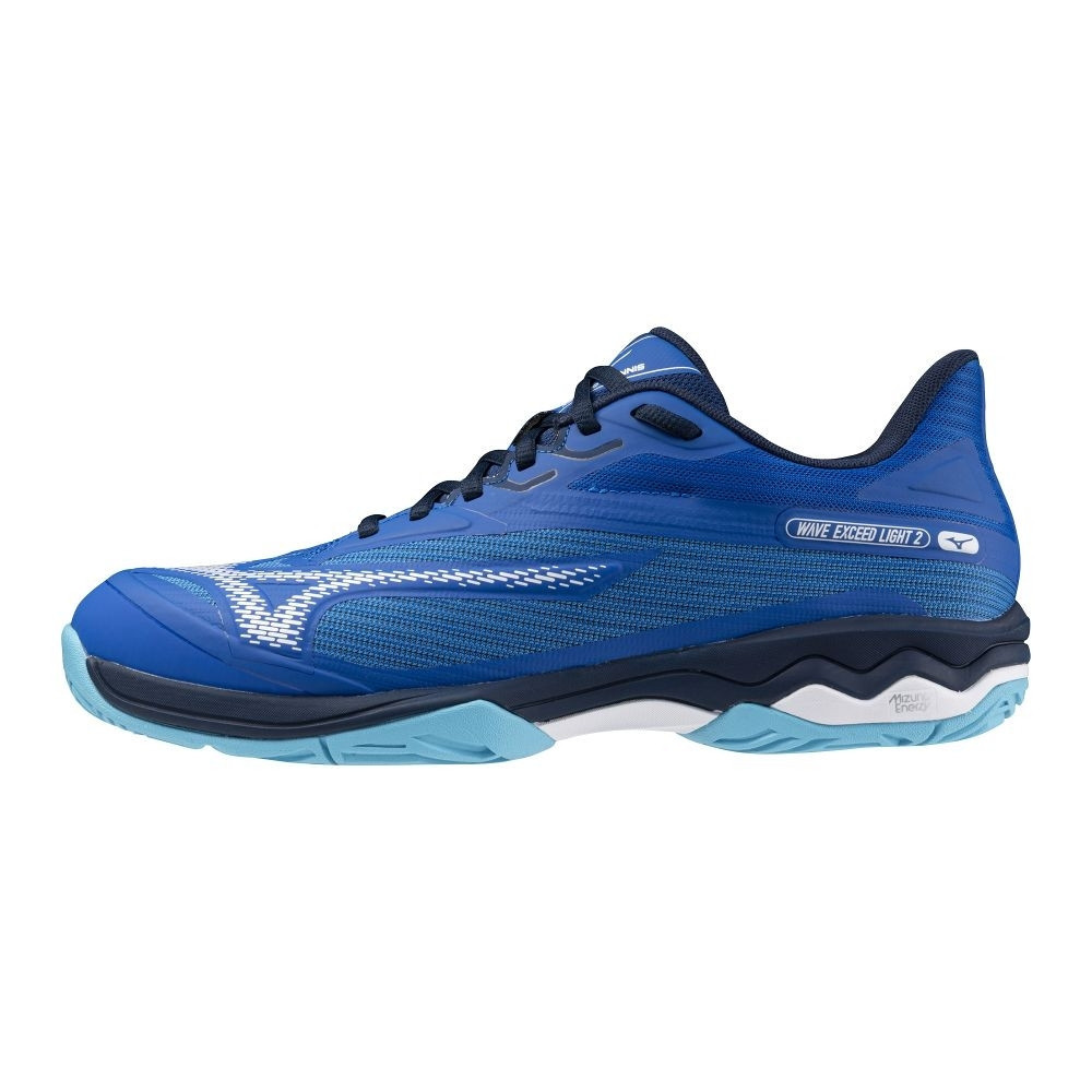 Mizuno Wave Exceed Light 2 AC Mugen Blue/White/River Blue teniszcipő akciós termékkép 1