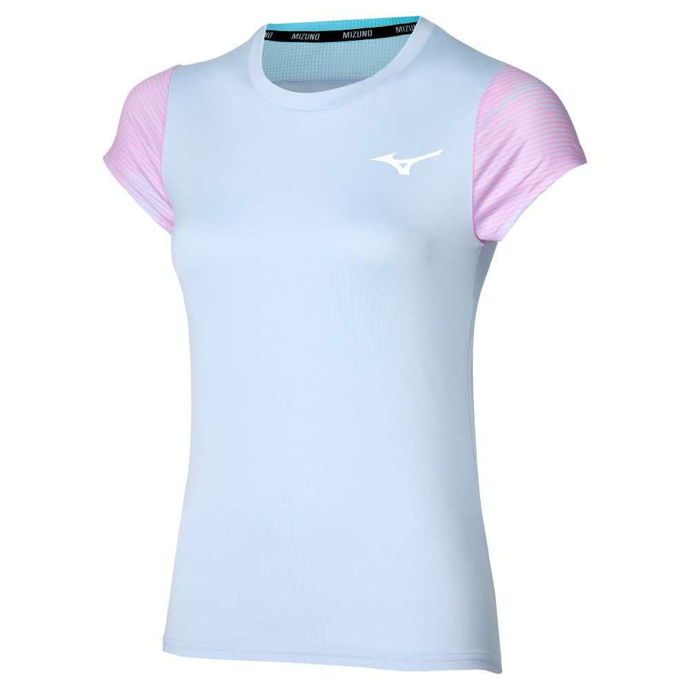 Mizuno Charge Printed Tee Halogen Blue akciós termékkép 1